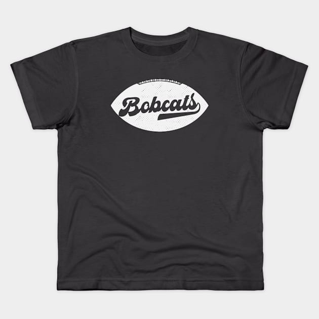 Retro Bobcats Football Kids T-Shirt by SLAG_Creative